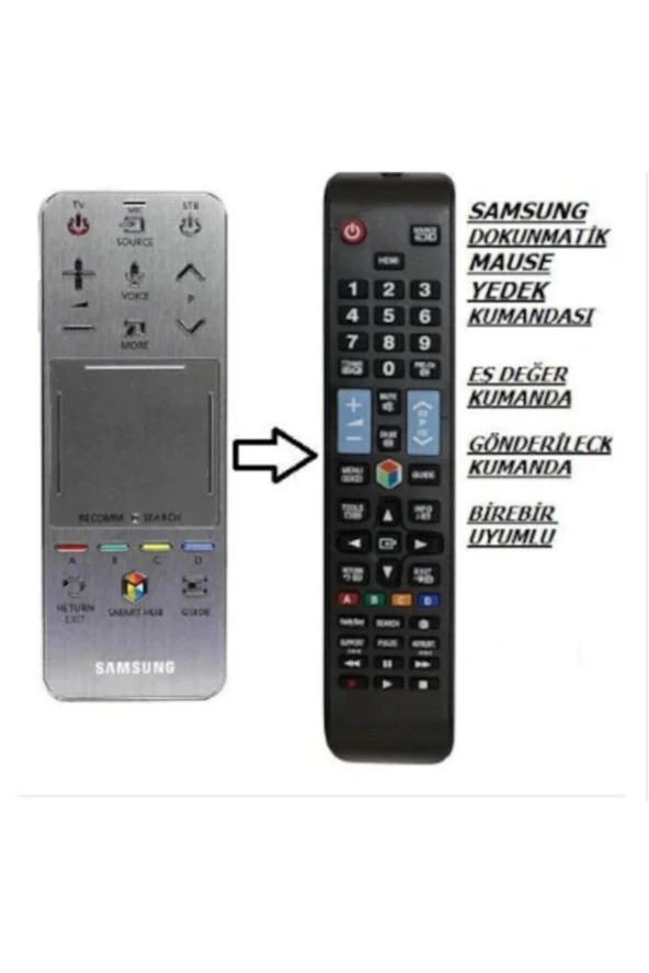 Samsung Dokunmatik Akıllı Smart Aa59-00759a-yedek Kumandası ürün görseli 1