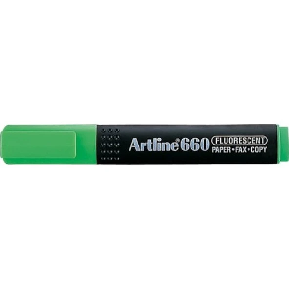Artline 660 Fosforlu Kalemkesik Uç:1,0-4,0mmf.Yeşil ürün görseli 1