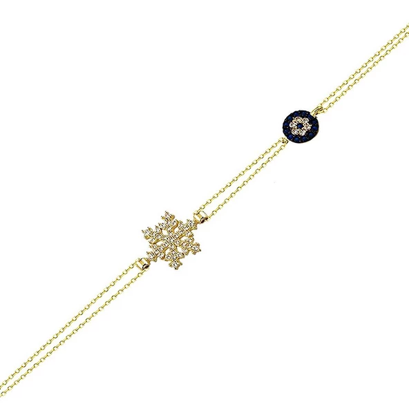Sosyete Kartanesi Altın Zincir Bileklik 14K Gold ürün görseli 1