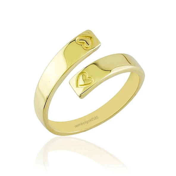 Eklem Altın Yüzük 14K Gold ürün görseli 1