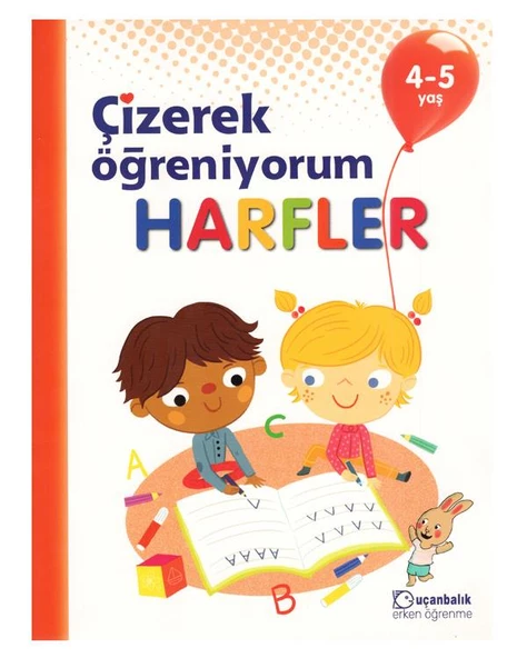 4-5 Yaş Çizerek Öğreniyorum Harfler Uçanbalık Yayınları ürün görseli 1
