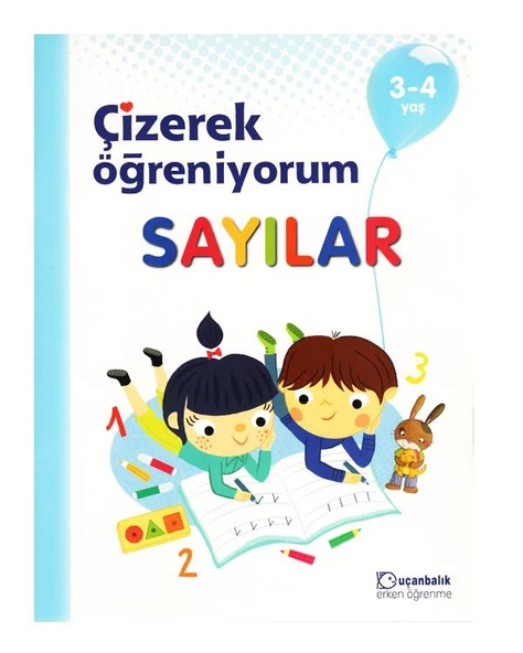 3-4 Yaş Çizerek Öğreniyorum Sayılar Uçanbalık Yayınları ürün görseli 1