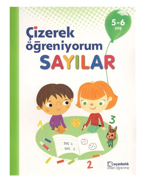 5-6 Yaş Çizerek Öğreniyorum Sayılar Uçanbalık Yayınları ürün görseli 1
