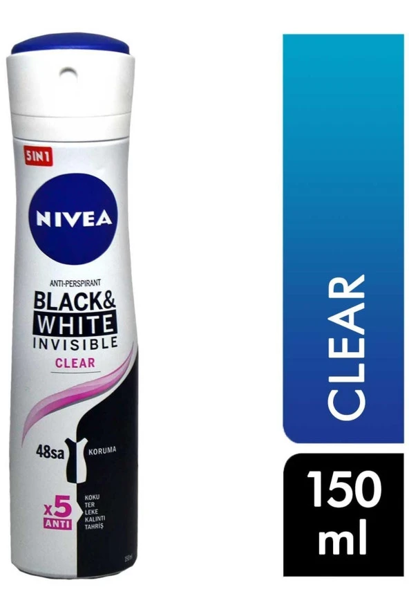 Nivea Deo Women 150ml-invisible Clear X 3 Adet ürün görseli 1