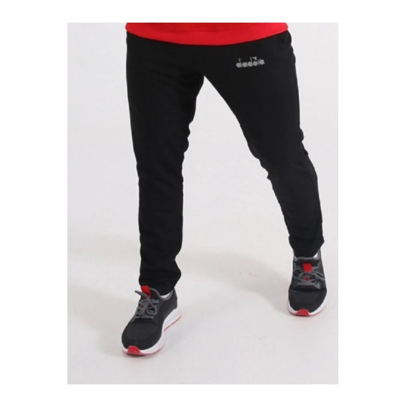 Diadora Nacce 21 Siyah Antreman Eşofmanı Tek Alt Pantolon Cepli Dar Paça 1040051 ürün görseli 1
