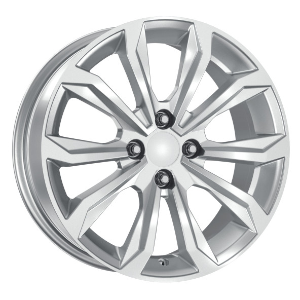 RENAULT CLİO UYUMLU JANT DY1486 6.5X16 4X100 ET-35 60.1 SİLVER (4 ADET) ürün görseli 1