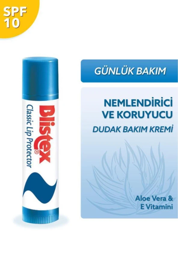 BLİSTEX Klasik Dudak Koruyucusu Gkf 10 Lip Protector Spf10 4,25 G ürün görseli 1
