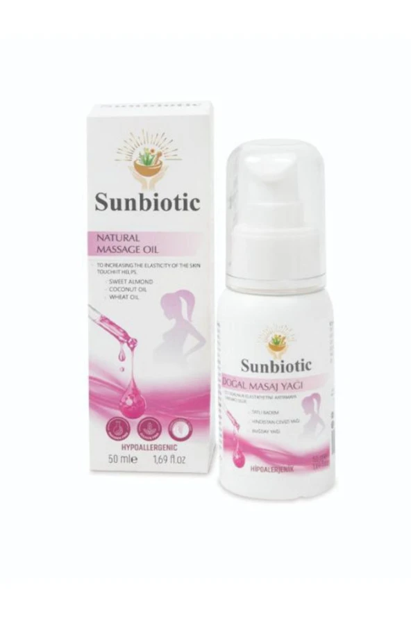 SUNBİOTİC Sunbıotıc Doğal Masaj Yağı 50 Ml ürün görseli 1