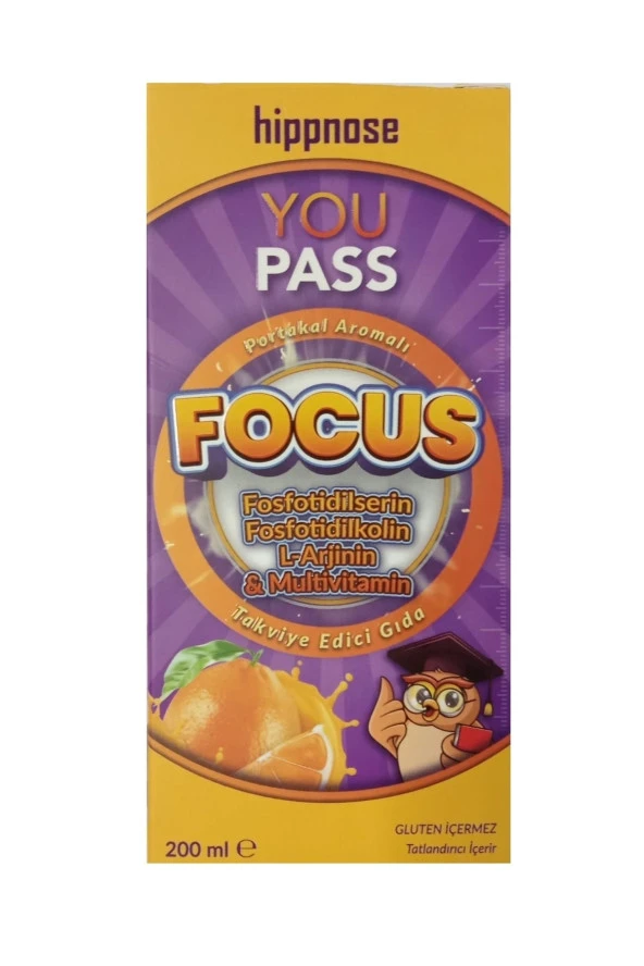 HİPPNOSE Youpass Focus Şurup 200 Ml ürün görseli 1