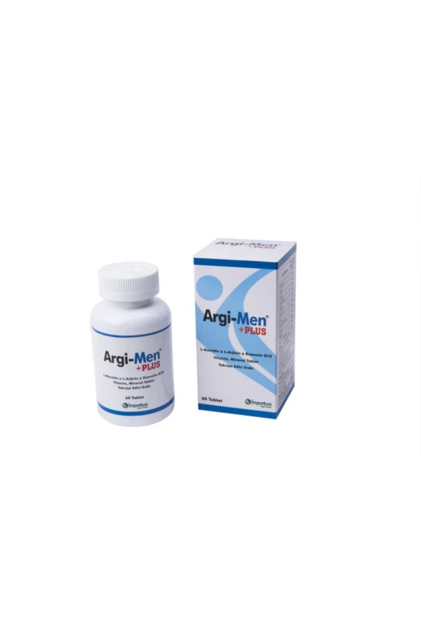 İNPETUS SAĞLIK Argi-Men+Plus 60 Tablet ürün görseli 1