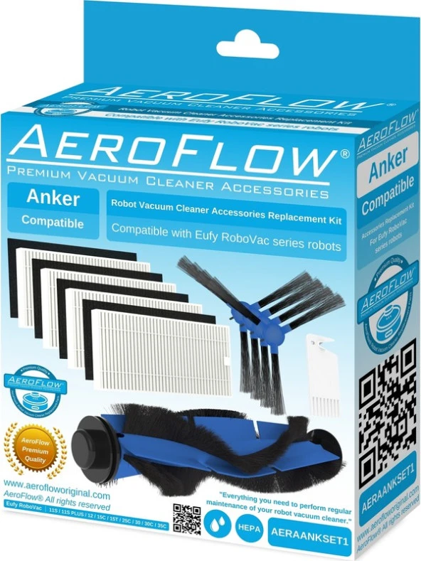 AeroFlow Anker Eufy Robovac 15T Aksesuar Seti ürün görseli 1