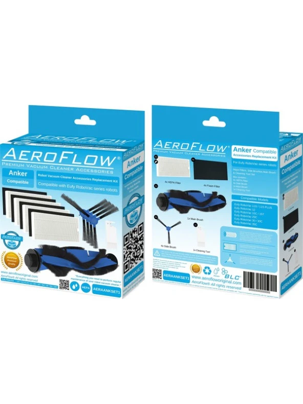 AeroFlow Anker Eufy Robovac 15T Aksesuar Seti - Resim 2