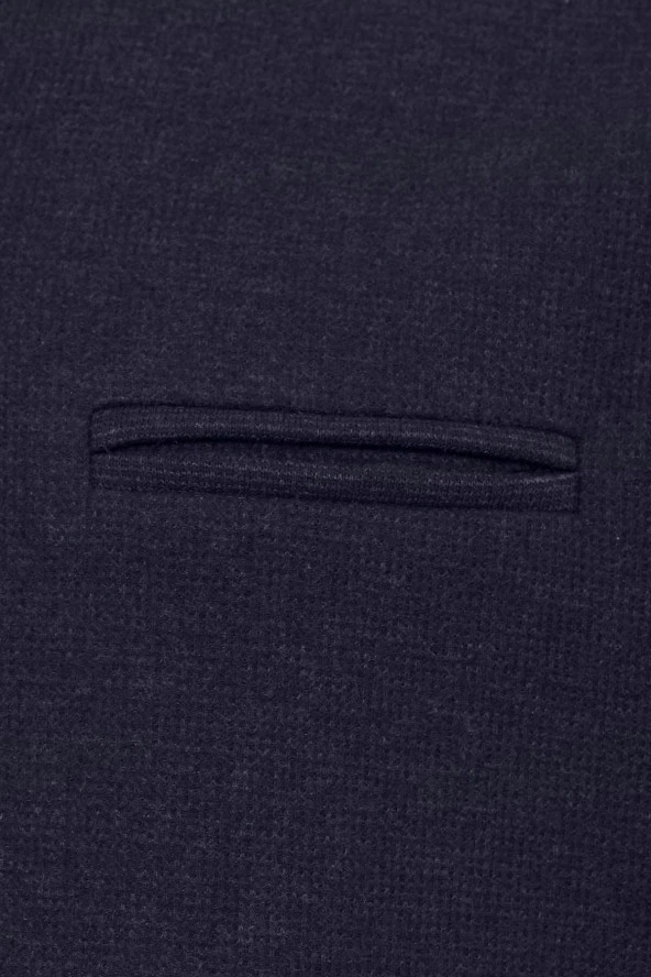 Polo Yaka Regular Kalıp Düz Triko - Resim 5