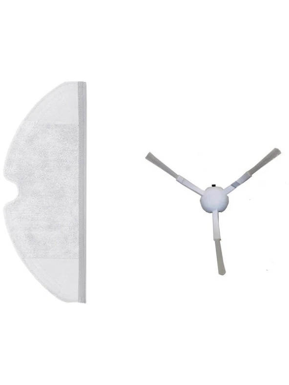 Dijitaldepodan Xiaomi Mijia 1c Vacuum Mop Set 1 Adet Fiber Mop Bezi 1 Adet Yan Fırça ürün görseli 1