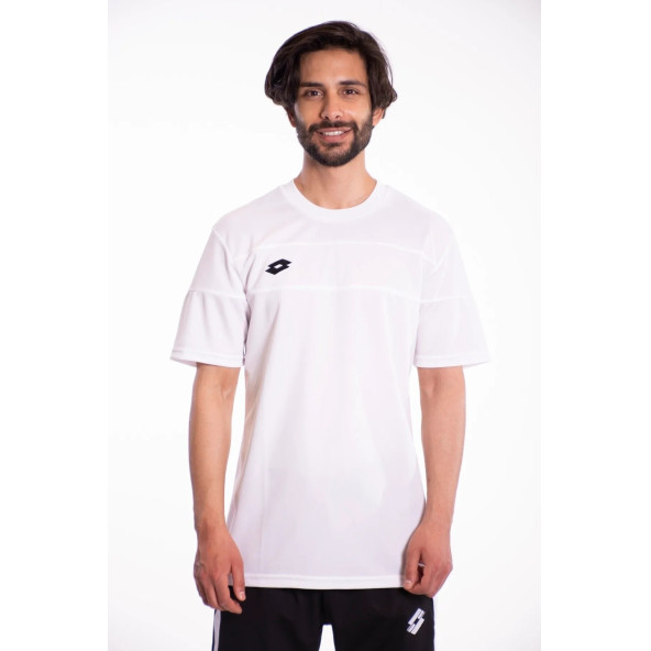 Lotto T-shirt Erkek Beyaz/siyah-mavi-kırmızı-lucca Tee Pl LUCCA123 ürün görseli 1