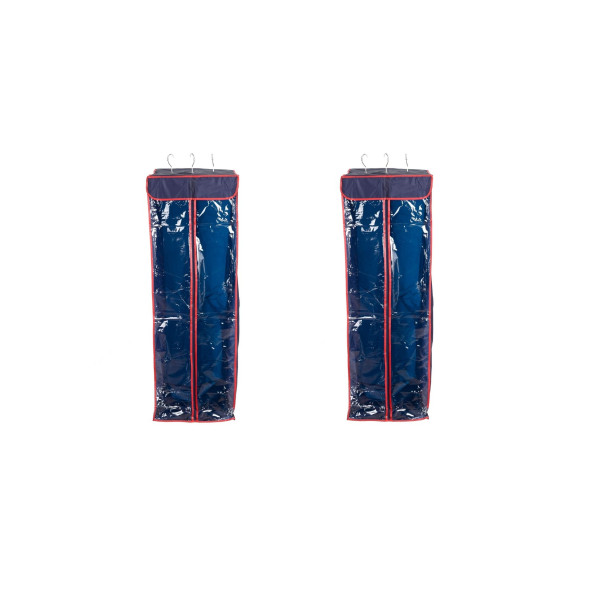 GARDROP İÇİ ASILABİLİR ELBİSE DOLABI SETİ PVC 2 ADET 50X37X105CM ürün görseli 1