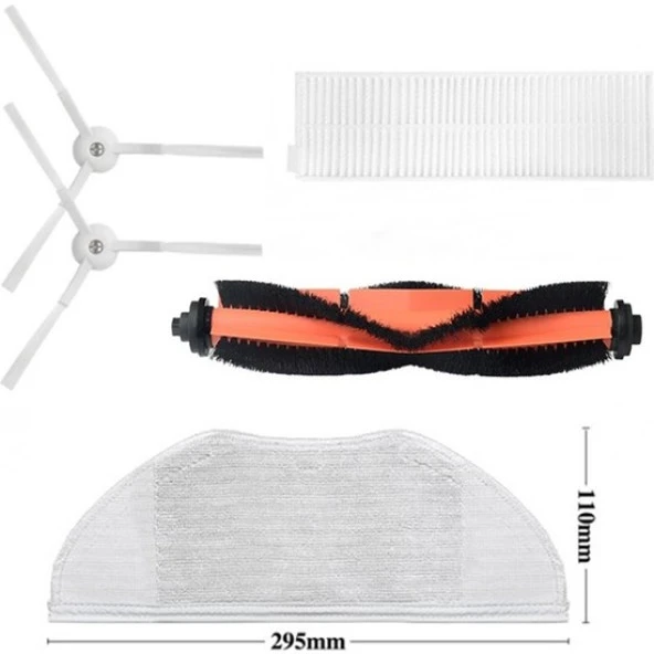 srfn ticaret Xiaomi Mi Vacuum Mop 2 In1 Essential Uyumlu 4 Parça Set ürün görseli 1