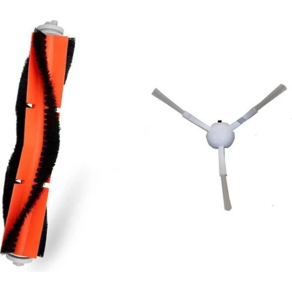 srfn ticaret Xiaomi Mijia 1c Vacuum Mop Seti: 1 Adet Ana Fırça - 1 Adet Yan Fırça ürün görseli 1