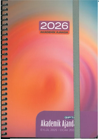 Gıpta 2026 Akademik Ajanda Haftalık Sp. Sert Kapak 17x24 460-shk ürün görseli 1