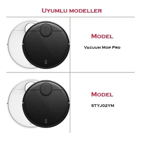 srfn ticaret Vacuum Mop Pro Uyumlu 4 Parça Set - Resim 3