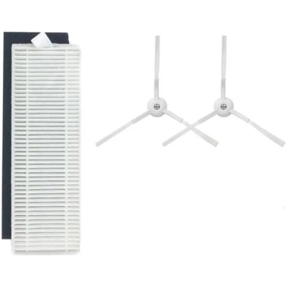 Srfn Ticaret Xiaomi Essential Mjstg1 Vacuum Mop Uyumlu 2 Adet Hepa Filtre 2 Adet Yan Fırça ürün görseli 1