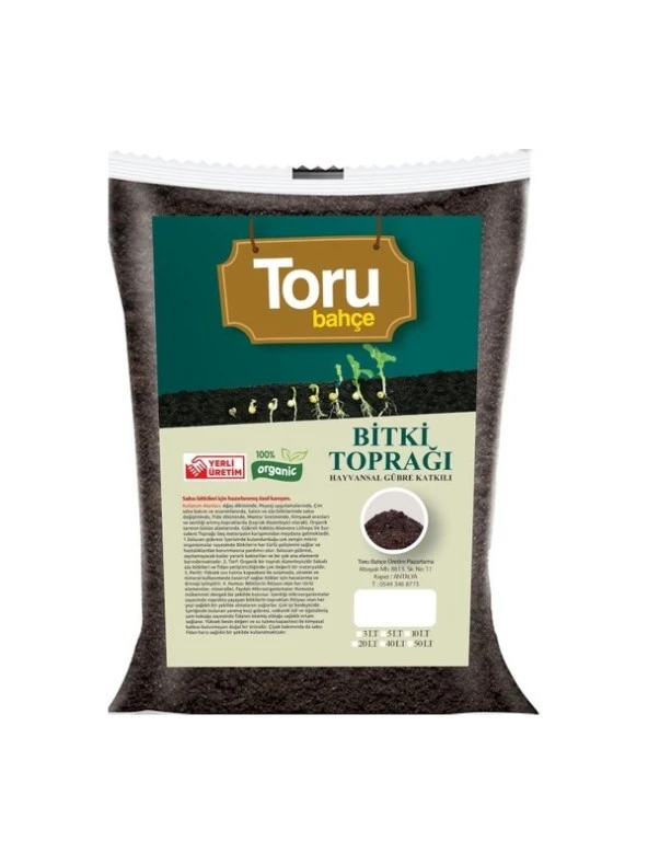 Torubahce Bitki Toprağı 20 lt ürün görseli 1