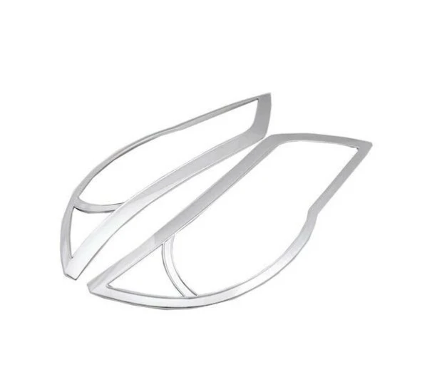 Volkswagen Tiguan 2008-2010 Far Çerçevesi ABS Krom 2 Parça ürün görseli 1