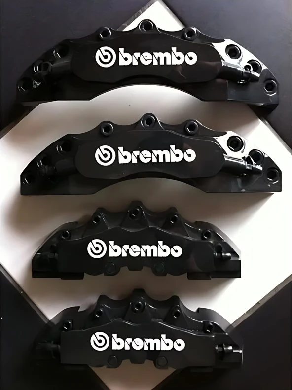 Her Araca Uyumlu Brembo Kaliper Kapağı Siyah Renk 4Lü Set ürün görseli 1
