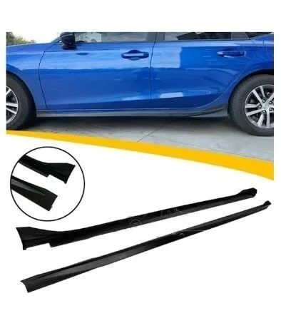 Honda Civic Uyumlu 2022 İthal Boyalı Piano Black Yan Marşpiyel Parça ürün görseli 1
