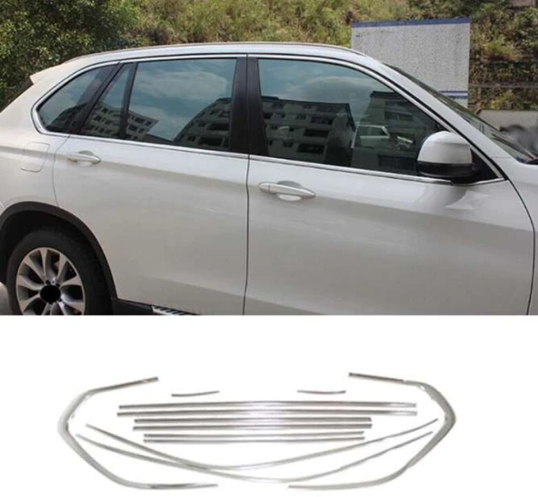Bmw X5 2014 2019 Cam Çıtası Kaplama Krom ürün görseli 1