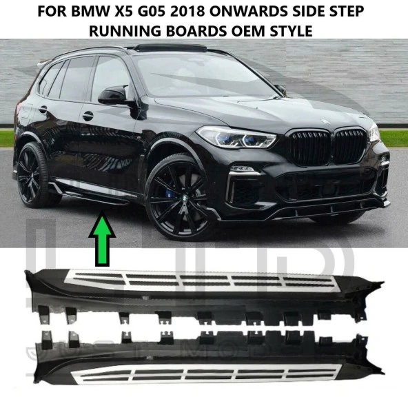 Bmw X5 Uyumlu G05 2020 Sonrası Yan Basamak Bmw Style Parça ürün görseli 1