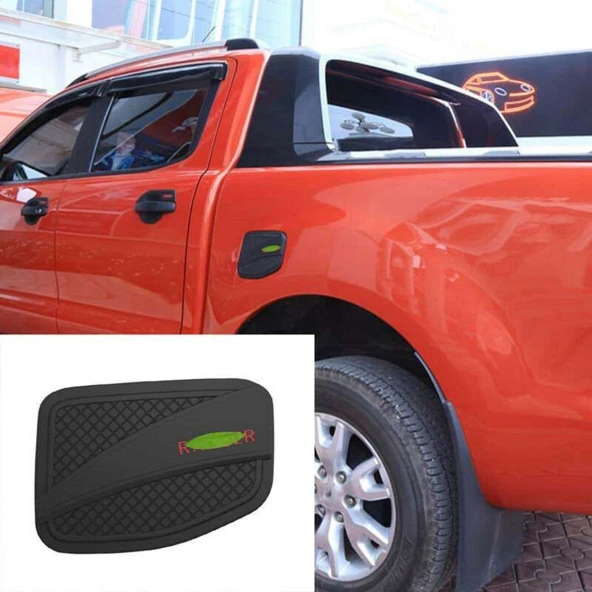 Ford Ranger 2015 Sonrası Depo Kapağı Kaplama Siyah ürün görseli 1