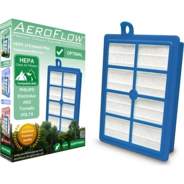 Srfn Ticaret Philips AEG Tornado VOLTA HEPA Uyumlu 13 Filtre (AeroFlow Türkiye Garantili) ürün görseli 1