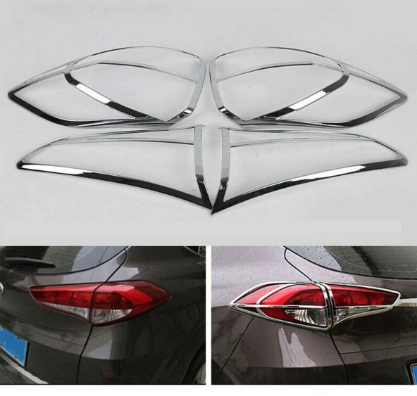 Hyundai Ix35 2010 Sonrası Arka Stop Kaplama ABS Krom ürün görseli 1