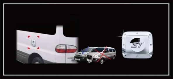 Hyundai Starex 1997 2007 Depo Kapağı Kaplama Krom ürün görseli 1