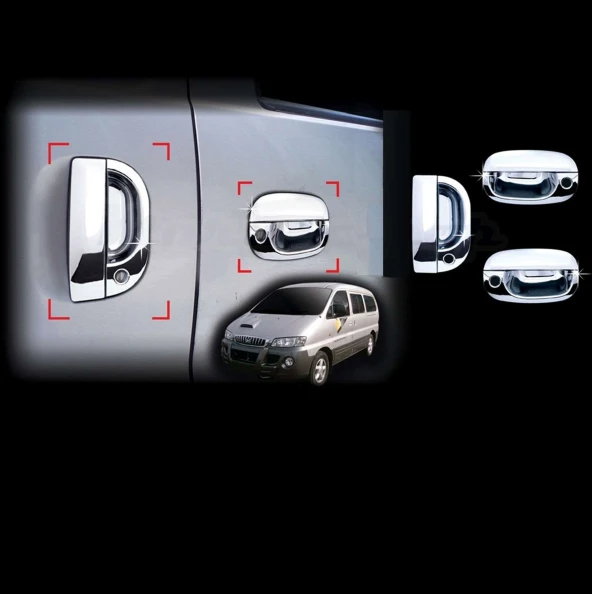 Hyundai Starex 1997 2007 Kapı Kolu ABS Krom ürün görseli 1