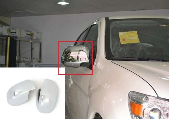Mitsubishi Asx 2010 2017 Ayna Kapağı ABS Krom ürün görseli 1