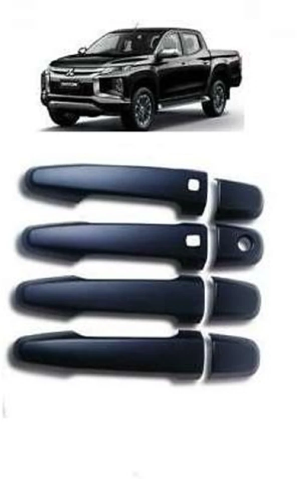 Mitsubishi L200 2019 Sonrası Kapı Kolu ABS Siyah ürün görseli 1