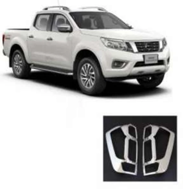 Nissan Navara 2016 Sonrası Arka Stop Kaplama ABS Krom ürün görseli 1