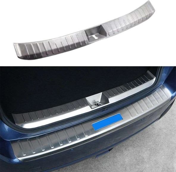 Subaru Forester 2013 2018 Arka Tampon Eşiği Krom ürün görseli 1