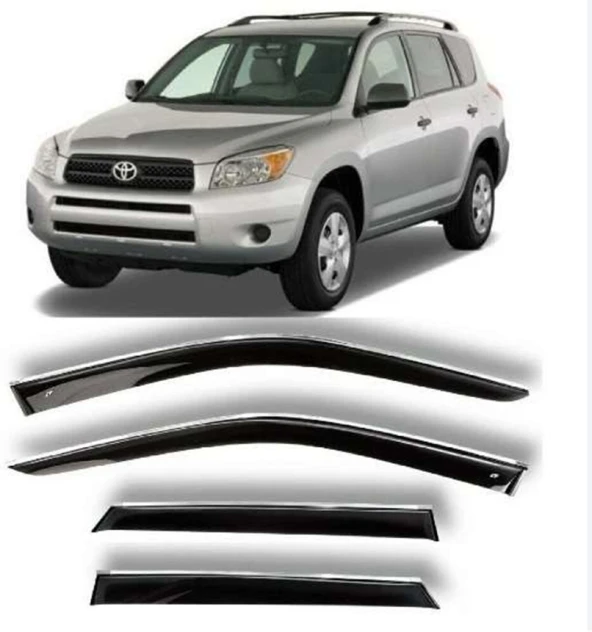Toyota Rav 4 2006 2012 Kromlu Cam Rüzgarlığı ürün görseli 1