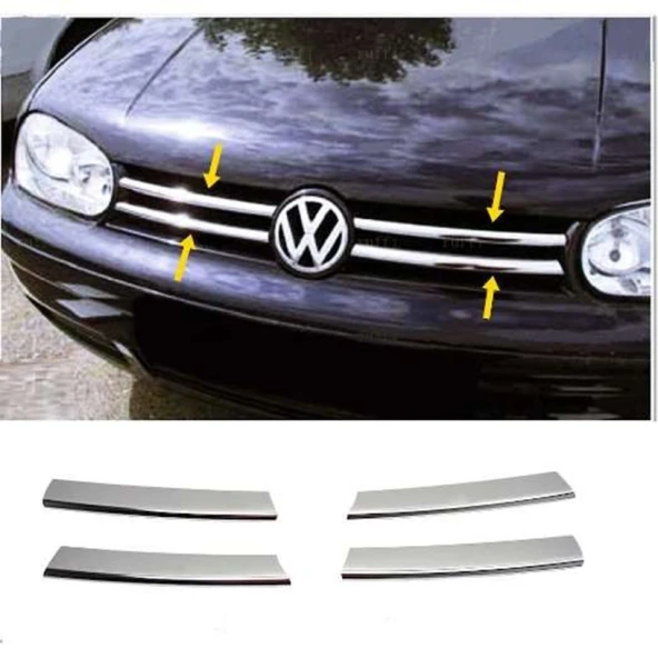 Volkswagen Golf 4 Ön Panjur Krom ürün görseli 1