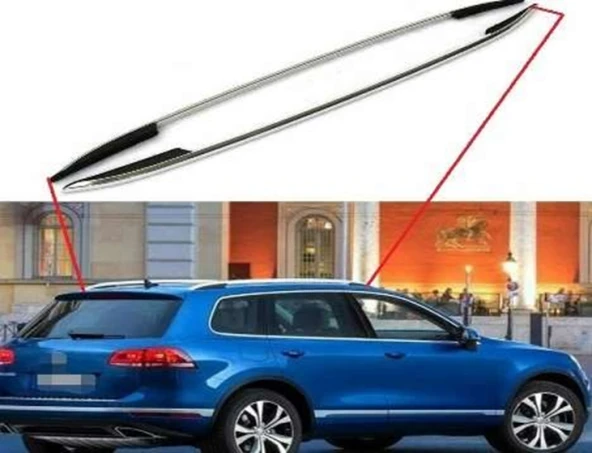 Volkswagen Touareg 2011 Sonrası Tavan Çıtası Gümüş ürün görseli 1