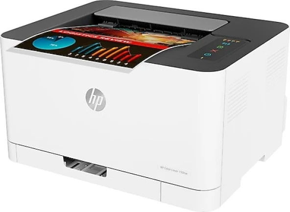 HP 4ZB95A 150NW TEK FONKSIYONLU RENKLI LAZER YAZICI 18PPM ürün görseli 1