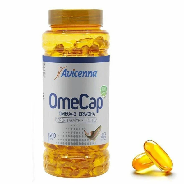 Avicenna Omecap Omega 3 200 Kapsül ürün görseli 1