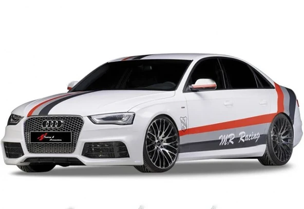 Audi A4 Uyumlu B8 20122015 - Rs4 Marşpiyel Sağ Sol Set ürün görseli 1