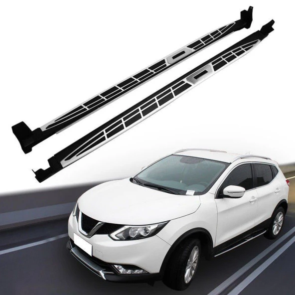 Nissan Qashqai Uyumlu -2014 Yan Basamak Koruma Side Step Square Style ürün görseli 1