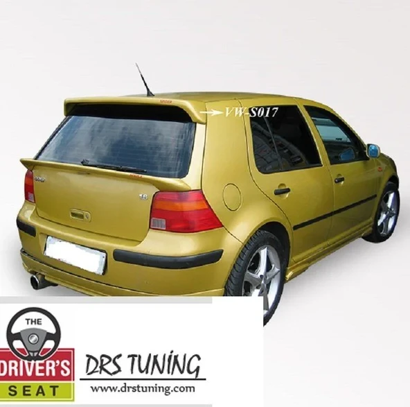Volkswagen Golf Uyumlu 4(98-04) Spoiler Parlak Siyah ürün görseli 1