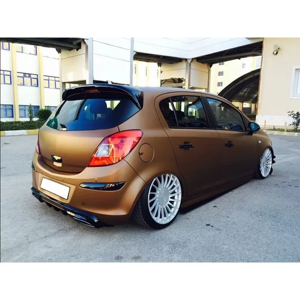 Opel Corsa Uyumlu D Spoiler -2007 Parlak Siyah Boyalı ürün görseli 1