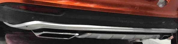 Fiat Egea Çift Çıkışlı Ön Arka Difüzör Drs Tunıng - Resim 4